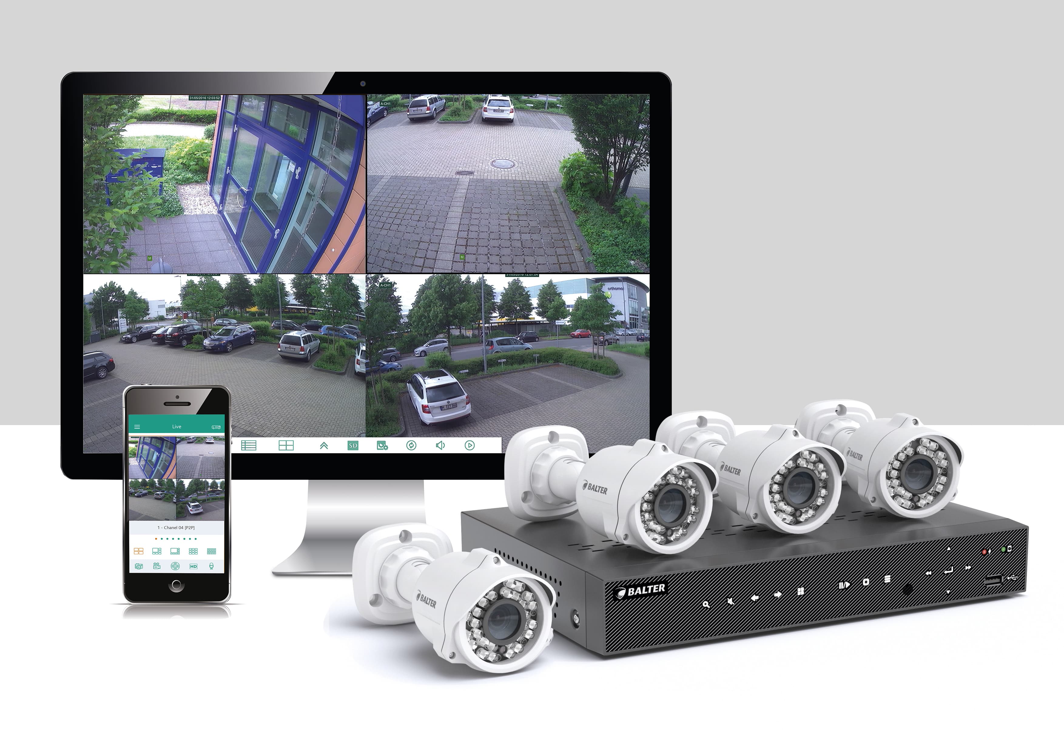 AHD Balter Videoüberwachungssystem