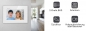 Preview: BALTER EVO Aufputz Video Türsprechanlage 2-Draht BUS für 1-Familienhaus mit 7" Touchscreen Monitor in schwarz und Hauptstromverteiler