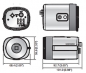Preview: SAMSUNG Box Kamera,Tag/Nacht,1000TVL,DC-Iris, BLC, Coaxitron,230VAC