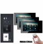 Preview: Balter ERA Video Türsprechanlage mit Fingerprint für 1 Familienhaus mit 3x 7" Monitor