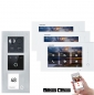 Preview: Balter ERA Video Türsprechanlage mit Fingerprint für 1 Familienhaus mit 3x 7" Monitor