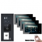 Preview: Balter ERA Video Türsprechanlage mit Fingerprint für 1 Familienhaus mit 4x 7" Monitor