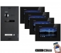 Preview: BALTER EVO 2-Draht BUS WIFI Komplettsystem, Türstation für ein Familienhaus mit 4 Monitoren - Farbe Schwarz