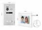 Preview: WLAN Video Türsprechanlage BALTER EVO 2-Draht BUS für 1-Familienhaus mit 4x Touchscreen 7 Zoll Monitor in Weiß