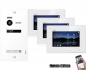 Preview: WLAN Video Sprechanlage BALTER EVO 2-Draht BUS für 1-Familienhaus mit 3x Touchscreen 7 Zoll Monitor in Weiß