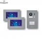 Preview: Excellent IP Gegensprechanlagen-Tuersprechanlagen-Klingelanlage mit 2x 7" Monitor für 1-Familienhaus mit RFID in Silber