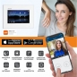 Preview: BALTER EVO Aufputz Video Türsprechanlage 2-Draht BUS für 1-Familienhaus mit 4x7" Touchscreen Monitor und Hauptstromverteiler