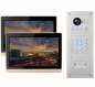 Preview: IP Videotürsprechanlage mit 2x10" LCD für 2-Familienhaus und Unterputz RFID-Außenstation-2IPSET1014R