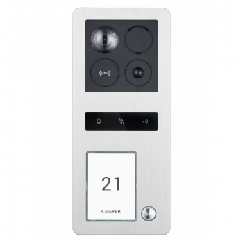 Balter ERA WLAN Video Türsprechanlage Aufputz für 1 Familienhaus  mit 2x Monitoren mit Smartphone App, Bewegungsmelder