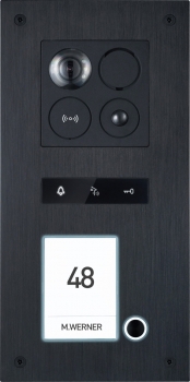 BALTER ERA RFID Unterputz-Türstation für 1 Familienhaus mit Smartphone App und Bewegungsmelder-Funktion