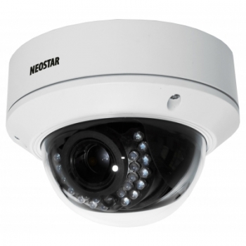 NEOSTAR 2.0MP Infrarot IP Dome-Kamera, 2.8-12mm, 1920x1080p, Nachtsicht 30m -NTI-D2014IR