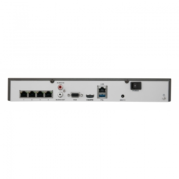 Netzwerk-IP Videoüberwachung Set für Außenbereich 2xIR Netzwerkkamera, 20m Nachtsicht, 4 Kanal IP NVR mit PoE inkl.1TB -IS-IPKS16
