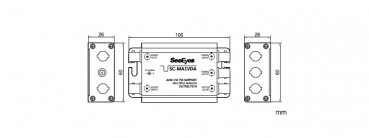 4-fach Signalverteiler, HD-TVI, AHD, HD-CVI