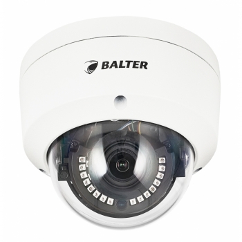 BALTER 4.0MP Infrarot IP Dome-Kamera, 2.8-8mm Motorzoom, 2592x1520p, Nachtsicht 30m