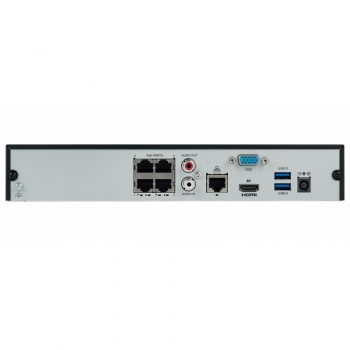 BALTER X ECO 8-Kanal PoE Netzwerk Rekorder, 4K UHD, H.265, 160Mbit, Videoanalyse, HDMI 4K, Cloud P2P, PTZ