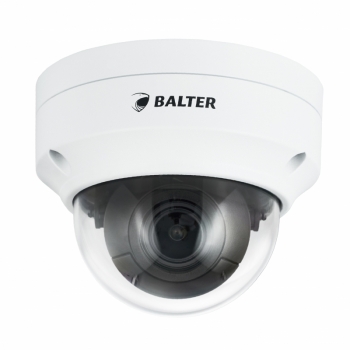 BALTER X ECO 5.0MP Vandalensichere IP Dome-Kamera, 2.8-12mm AF Motorzoom, Nachtsicht 40m, WDR 120dB