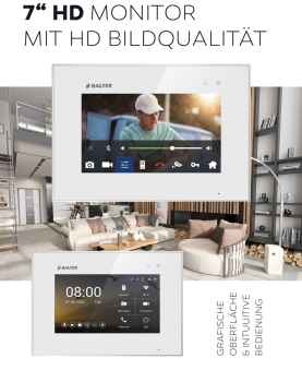 Zusatzmonitor WLAN 7" HD Video Innenstation BALTER EVO HD