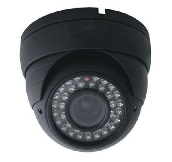 Videoüberwachung Set 4x Farb IR Dome Überwachungskamera 540TVL, 3,5-8mm Objektiv, 25m Nachtsicht, 4 Kanal H.264 Digitalrecorder, 250GB-IS-KS11