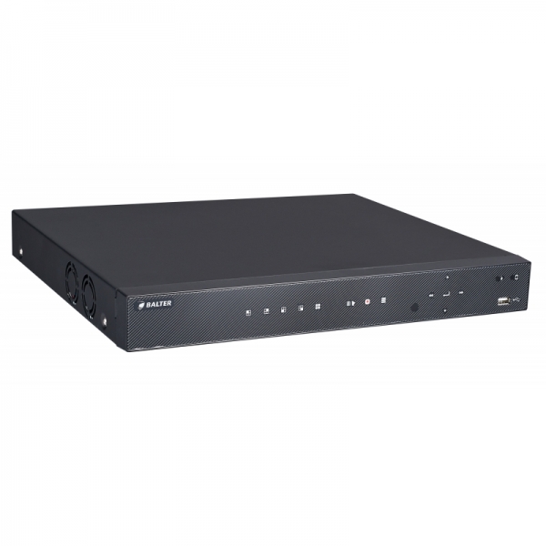 Videotürsprechanlage   Videosprechanlage  Video Türanlage BALTER 4-Kanal PoE 4K Netzwerk Videorekorder, 3840×2160p, H.265, P2P, HDMI 4K