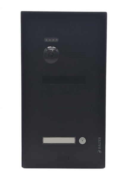 Aluminium Aufputz-Montagebox Dose BLACK für BALTER EVO Unterputz Türstationen in Schwarz