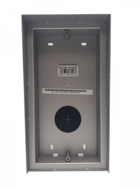 Aluminium Aufputz-Montagebox Dose für BALTER EVO Unterputz Türstationen in Silver