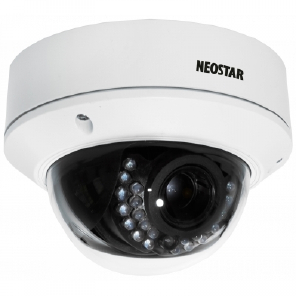 NEOSTAR 2.0MP Infrarot IP Dome-Kamera, 2.8-12mm, 1920x1080p, Nachtsicht 30m -NTI-D2014IR