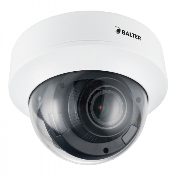 BALTER 5.0MP EXIR Analog HD Dome-Kamera, 2.8-12mm Motorzoom, Nachtsicht 30m, Smart-IR, WDR 120dB, Privatzonen