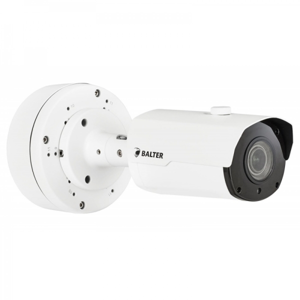BALTER 8.0MP Infrarot IP Außenkamera, 2.8-12mm Motorzoom, Autofokus, 3840x2160p, Nachtsicht 50m