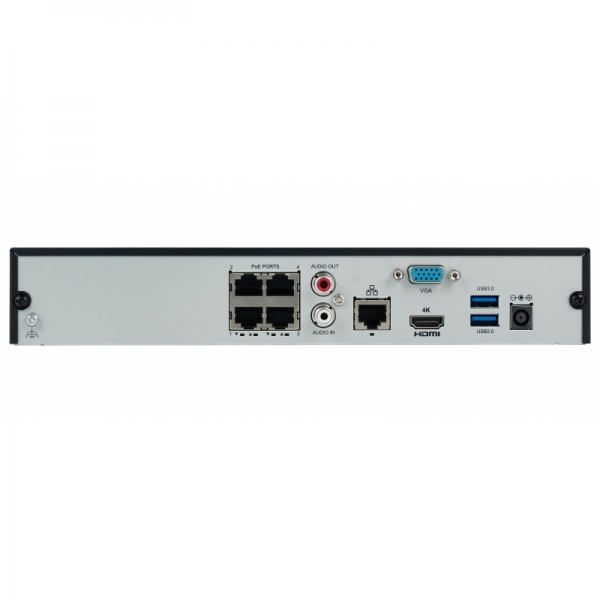 BALTER X ECO 8-Kanal PoE Netzwerk Rekorder, 4K UHD, H.265, 160Mbit, Videoanalyse, HDMI 4K, Cloud P2P, PTZ