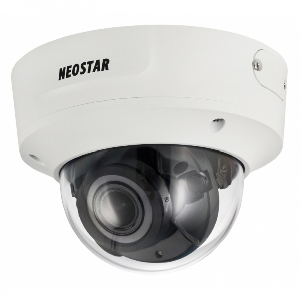 NTI-D8015MIR NEOSTAR 8.0MP EXIR IP AcuSense Dome-Kamera, 2.8-12mm Motorzoom, 3840x2160p, Nachtsicht 30m