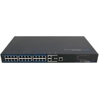 24x PoE Netzwerk Switch, 2x Gigabit Uplink-Ports, 380W,...