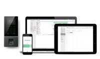 Zeiterfassungssystem mit WLAN, RFID & Fingerabdrucksensor