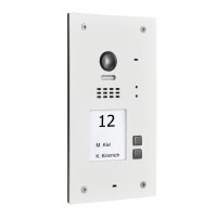 BALTER EVIDA White RFID Edelstahl-Türstation für 2 -Familienhaus, 2-Draht BUS Technologie