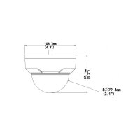 BALTER X ECO Vandalensichere IP Dome-Kamera mit 4.0MP,...