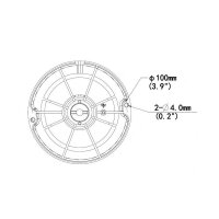 BALTER X ECO Vandalensichere IP Dome-Kamera mit 4.0MP, 2.8mm, Nachtsicht 30m