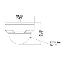 BALTER X ECO Vandalensichere IP Dome-Kamera mit 8.0MP,...