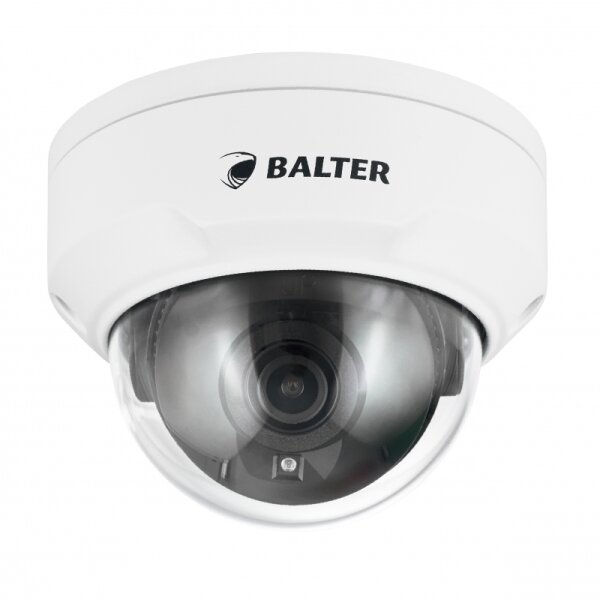 BALTER X PRO NightHawk Vandalensichere IP Dome-Kamera mit 4.0MP, 2.8mm, Nachtsicht 40m, Ultra Low Light