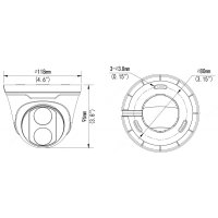 BALTER X ECO 4.0MP IP Eyeball Kamera, 2.8mm, Nachtsicht 30m, WDR 120dB