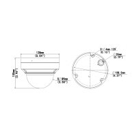 BALTER X ECO 5.0MP Vandalensichere IP Dome-Kamera, 2.8-12mm AF Motorzoom, Nachtsicht 40m, WDR 120dB