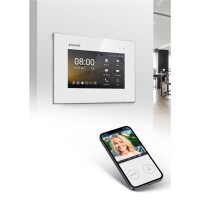 WLAN Video Türsprechanlage BALTER EVO HD für 1-Familienhaus, 4x Monitor, mit Smartphone App