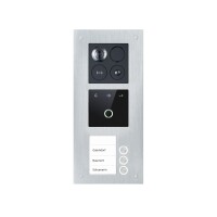 Unterputz-Türstation Fingerprint BALTER ERA Silver für 3-Familienhaus